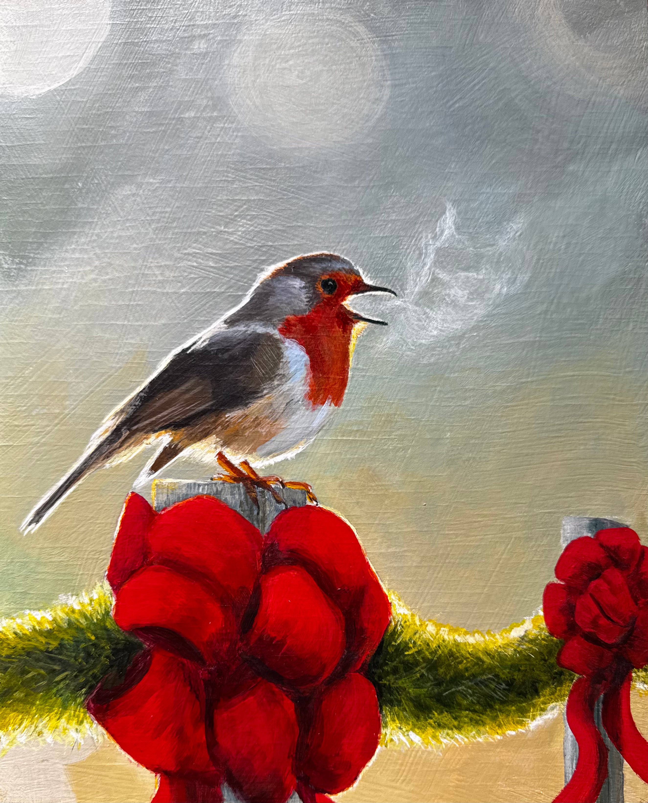 Christmas Robin, greeting card