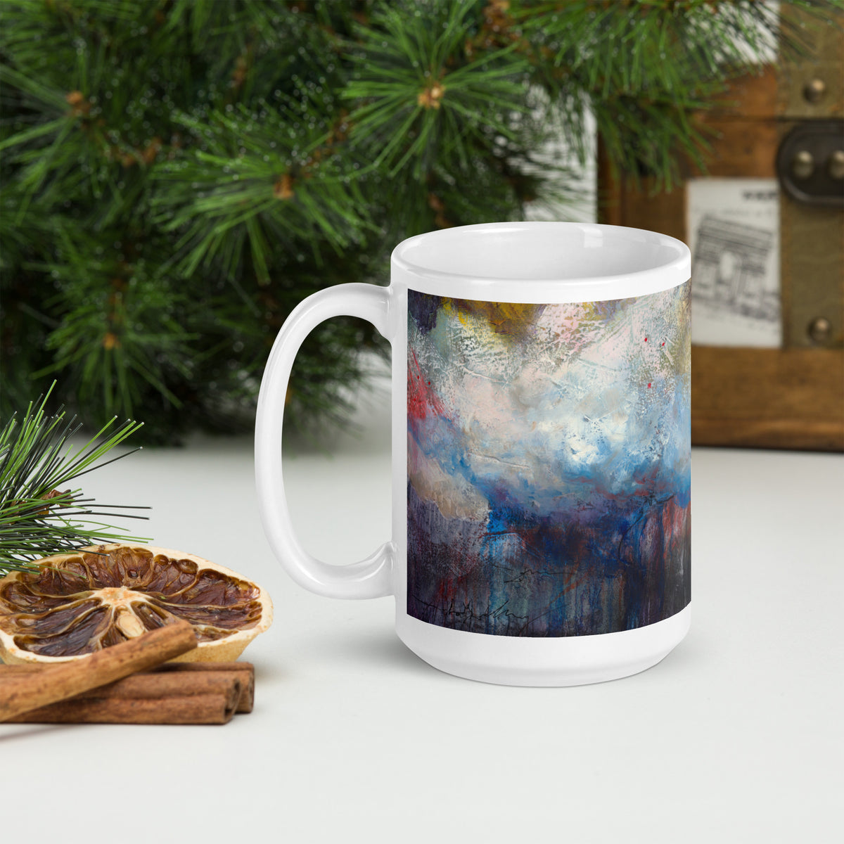 Changing Horizons, White mug