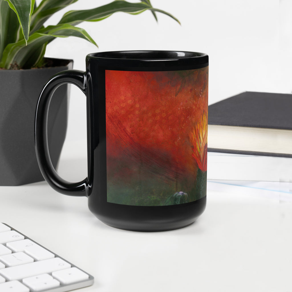 Beauty Among Thorns, Black 15oz